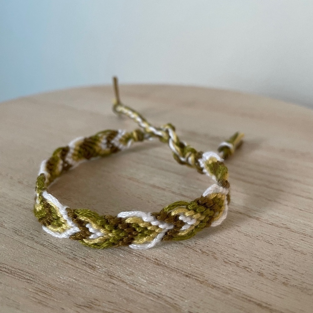 Jungle Greens Woven Bracelet